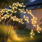 Solar Swaying Starburst Garden Lights – Waterproof Warm White Pathway Lamp