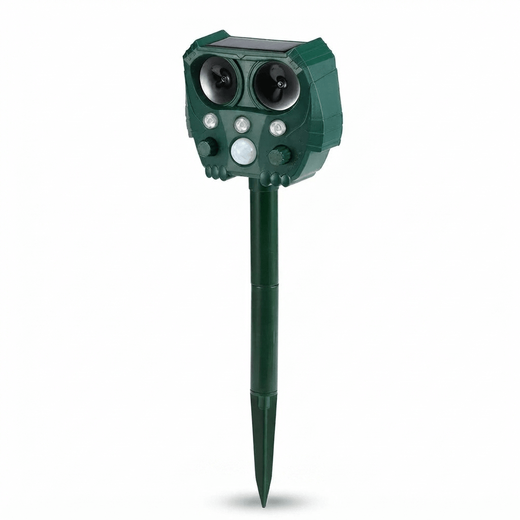 Solar Ultrasonic Animal Repeller – Outdoor Dog, Cat & Bird Deterrent Device Default