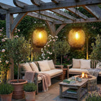 Solar garden lantern with dusk sensor – Automatic & Weatherproof
