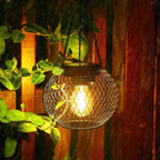 Solar garden lantern with dusk sensor – Automatic & Weatherproof