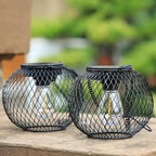 Solar garden lantern with dusk sensor – Automatic & Weatherproof