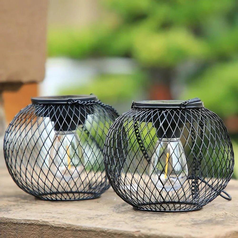 Solar garden lantern with dusk sensor – Automatic & Weatherproof