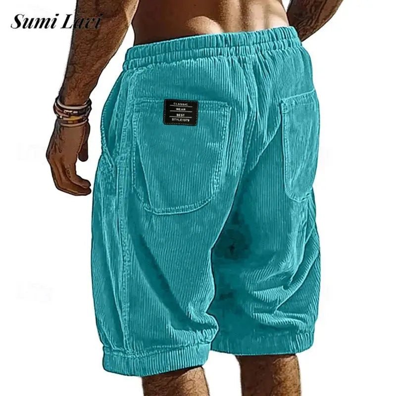 Tim | Vintage Striped Corduroy Shorts