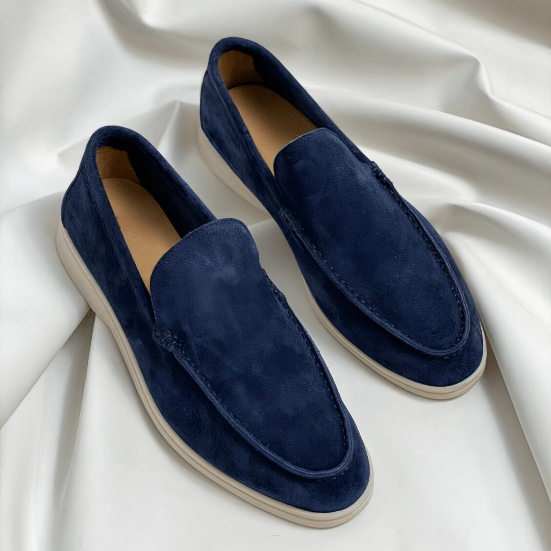 Stylish Smart-casual Men's Loafers Dark Blue