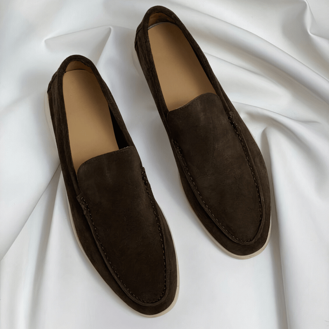 Stylish Smart-casual Men's Loafers Dark Brown
