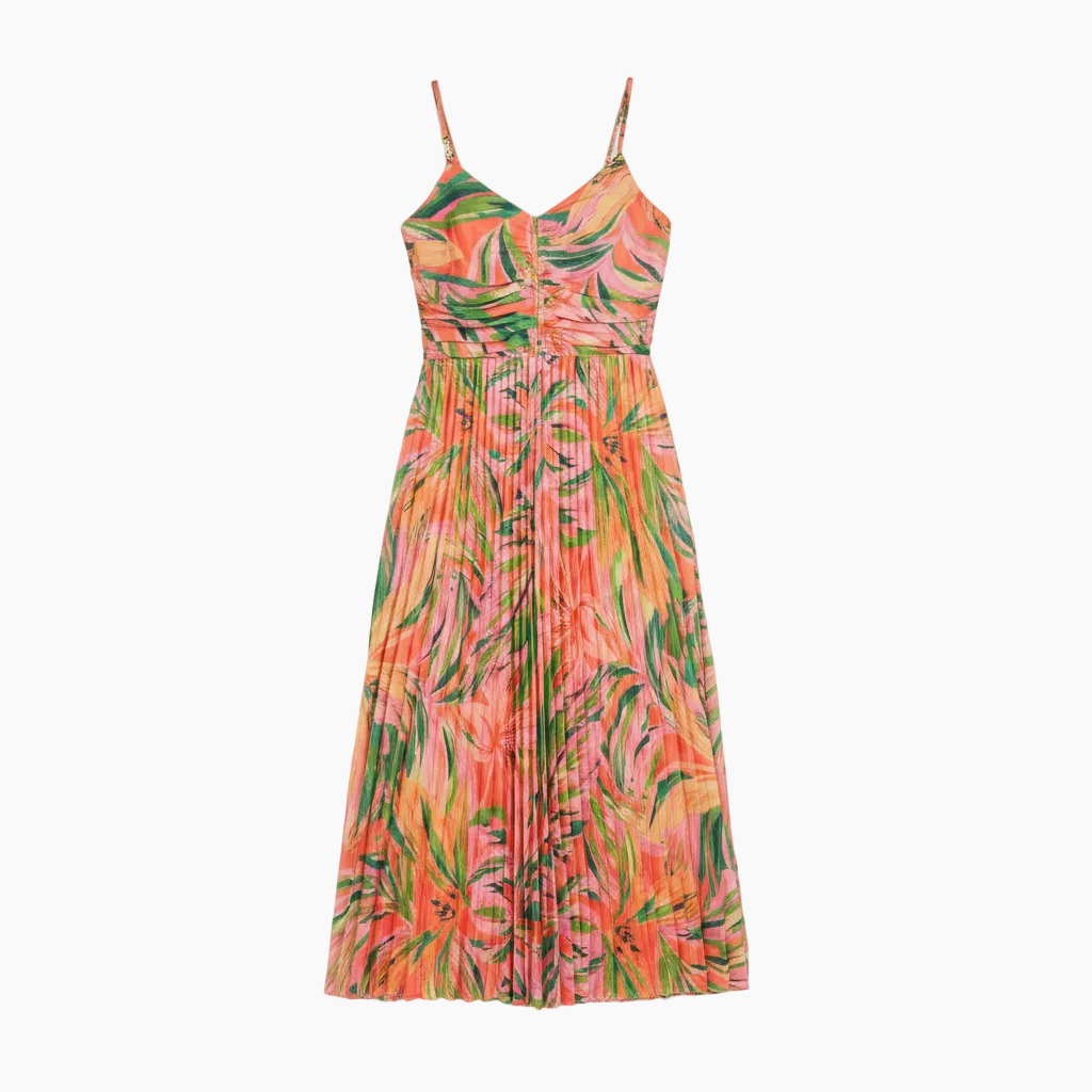 Women's Sunset Ridge Pleated Midi Dress