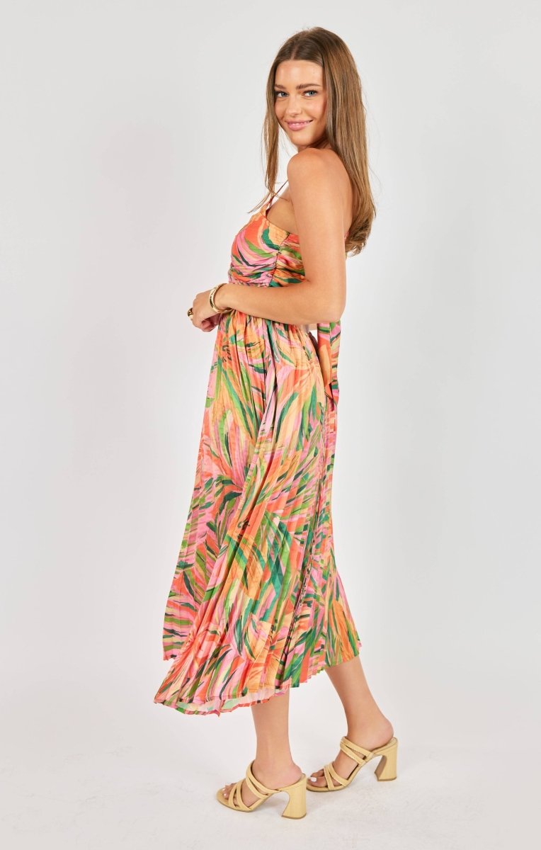 Women's Sunset Ridge Pleated Midi Dress