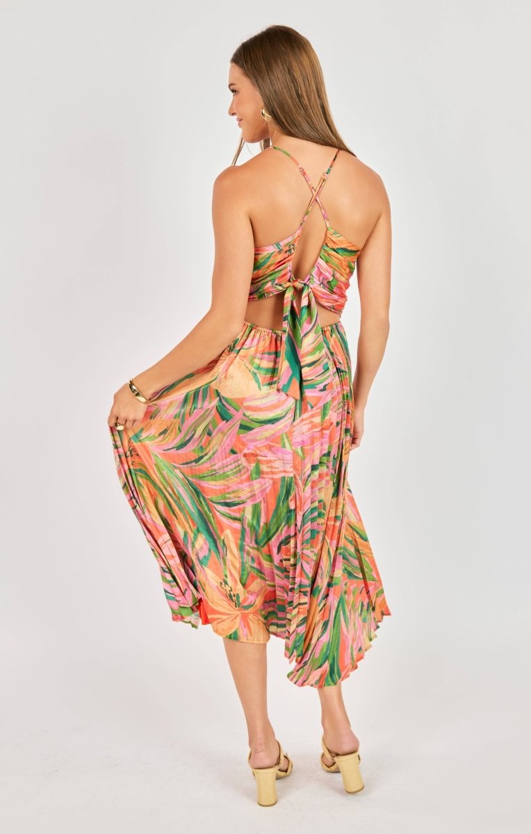 Women's Sunset Ridge Pleated Midi Dress