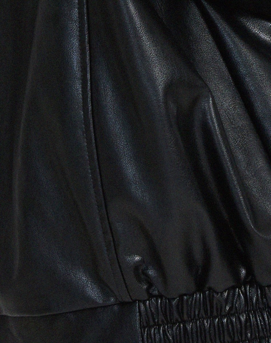 Zahara | Loose Faux Leather Jacket for Women – Relaxed Oversized Fit