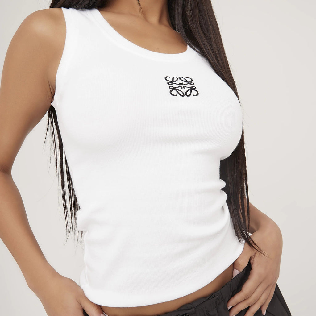 Tank Top Silky Cotton Minimalist Design Summer