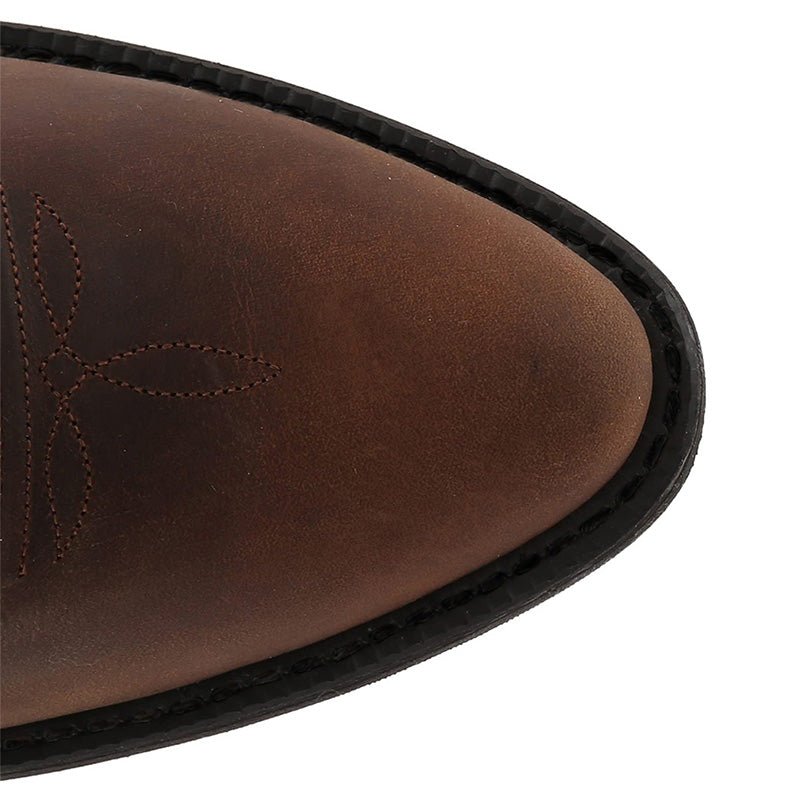 Dôre | Rugged PU Leather Western Boots