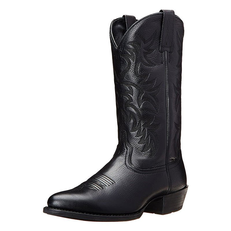 Dôre | Rugged PU Leather Western Boots