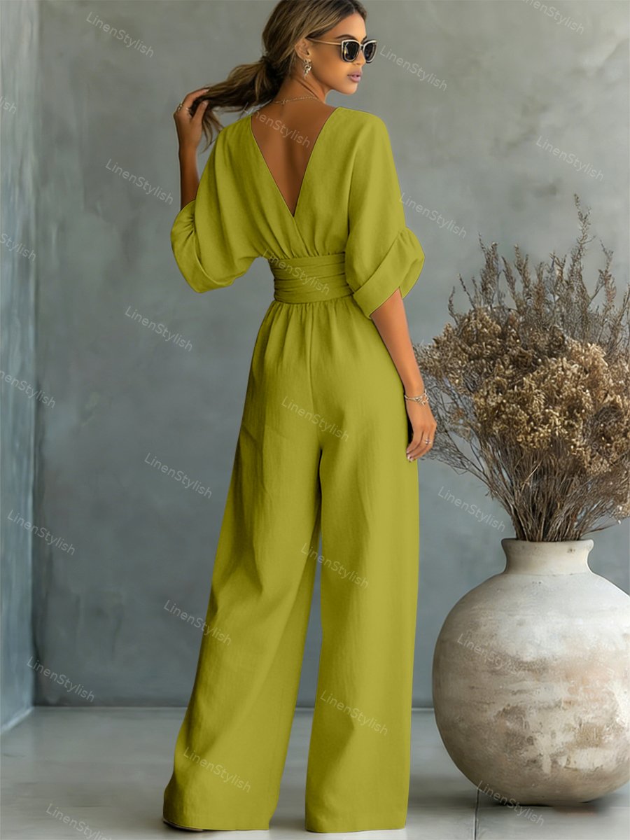 Martina | Elegant and Comfortable Women's Jumpsuit with V-Neck
