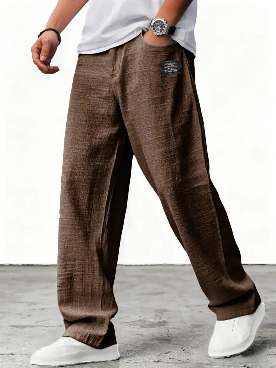 Oliver | Lightweight and breathable trousers Coffee