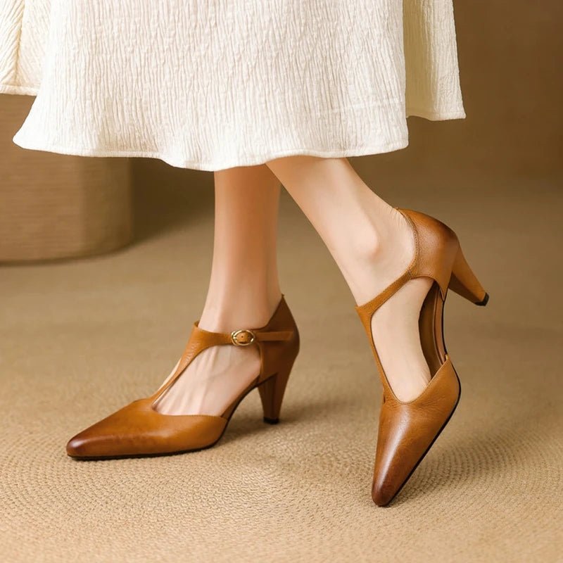 Triana | Women’s Genuine Leather Heels – Chic Artisan Stiletto & Refined Slimming Silhouette 2