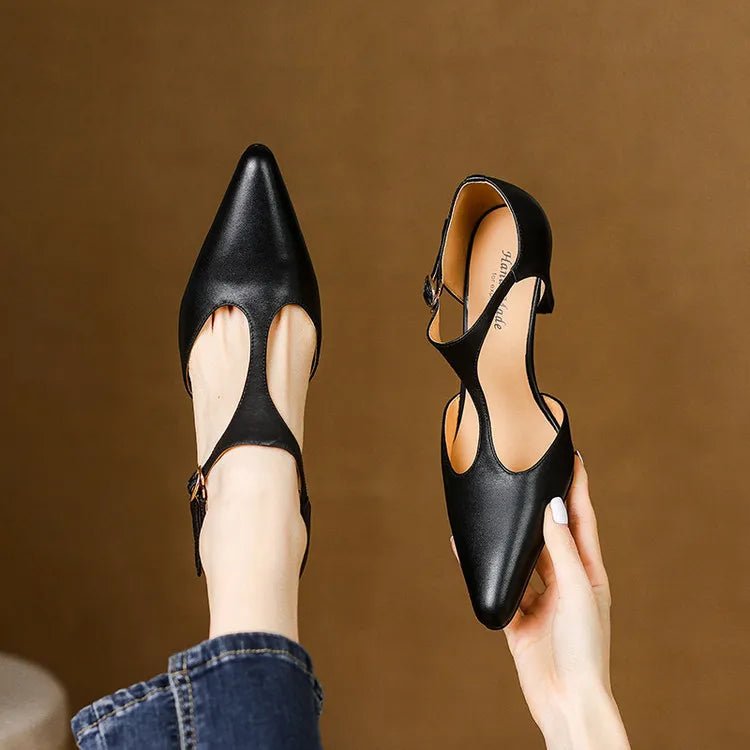 Triana | Women’s Genuine Leather Heels – Chic Artisan Stiletto & Refined Slimming Silhouette 7