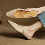 Triton | Women’s Genuine Leather Mules – Chic Slip-On Loafers & Refined Artisan Cushion 0