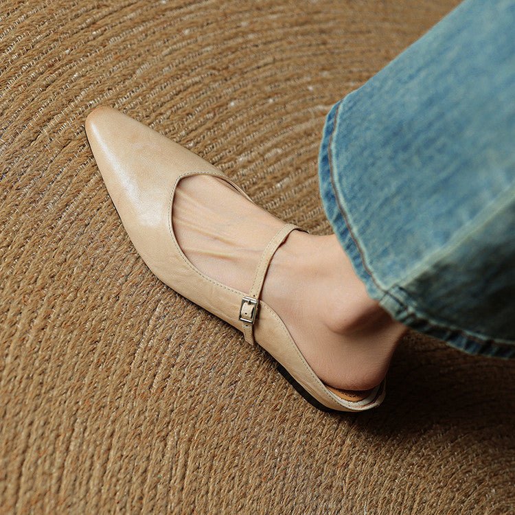 Triton | Women’s Genuine Leather Mules – Chic Slip-On Loafers & Refined Artisan Cushion 1