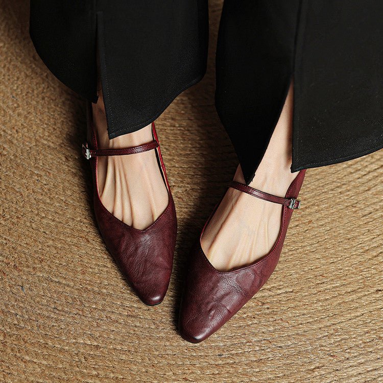 Triton | Women’s Genuine Leather Mules – Chic Slip-On Loafers & Refined Artisan Cushion 1
