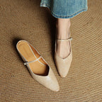 Triton | Women’s Genuine Leather Mules – Chic Slip-On Loafers & Refined Artisan Cushion 2