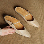 Triton | Women’s Genuine Leather Mules – Chic Slip-On Loafers & Refined Artisan Cushion 5