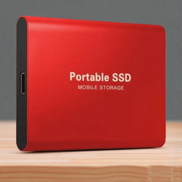 UltraVault External SSD – Blazing Fast 4K Storage with Up to 30TB & 1050MB/s Speed Red
