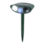 Ultrasonic Rabbit Deterrent Solar Powered Flashing Light Get Rid of Rabbits 0