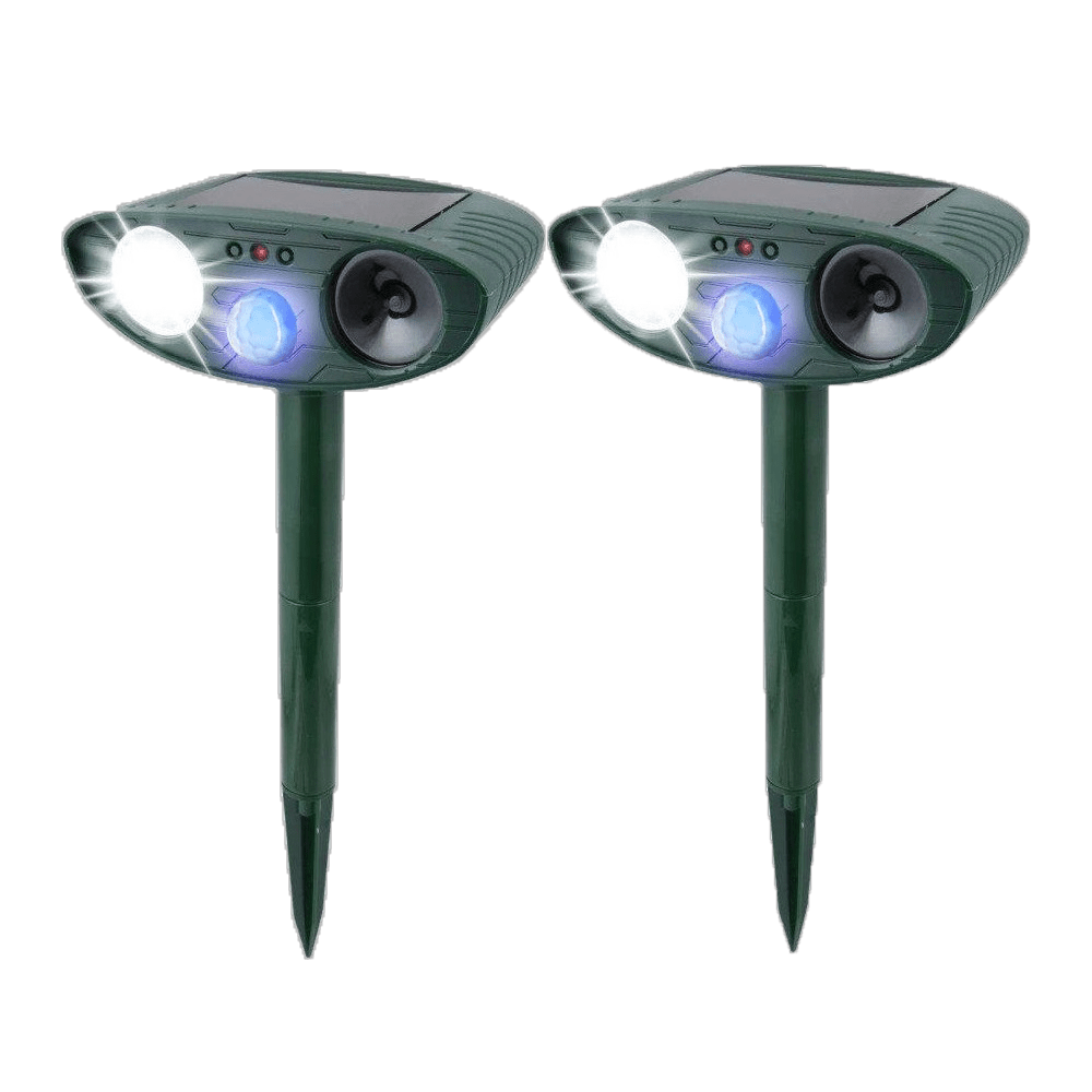 Ultrasonic Rabbit Deterrent Solar Powered Flashing Light Get Rid of Rabbits 7