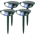Ultrasonic Rabbit Deterrent Solar Powered Flashing Light Get Rid of Rabbits 8