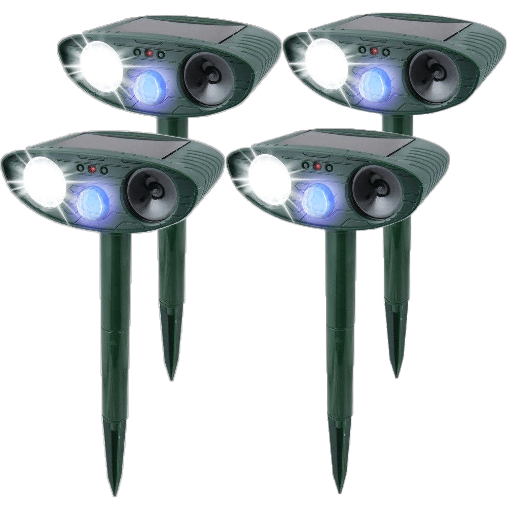 Ultrasonic Rabbit Deterrent Solar Powered Flashing Light Get Rid of Rabbits 8