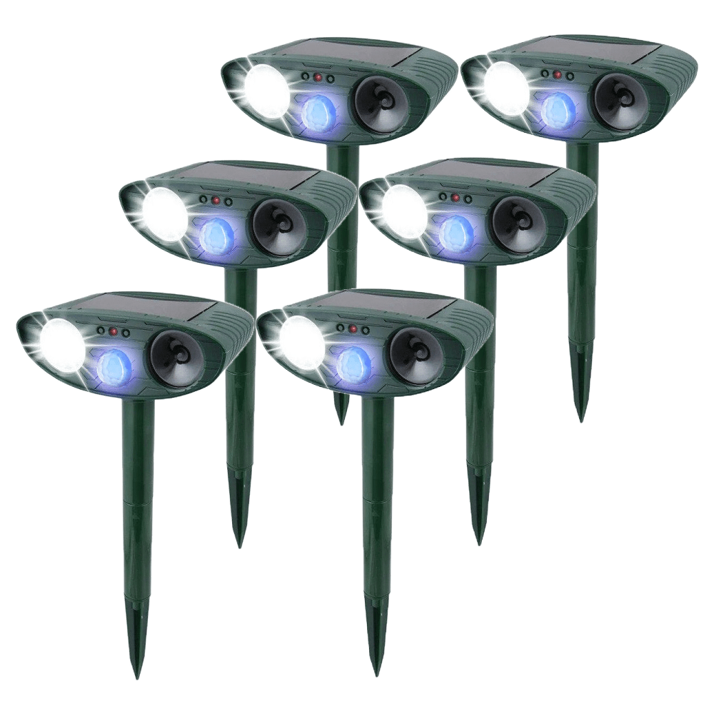 Ultrasonic Rabbit Deterrent Solar Powered Flashing Light Get Rid of Rabbits 9