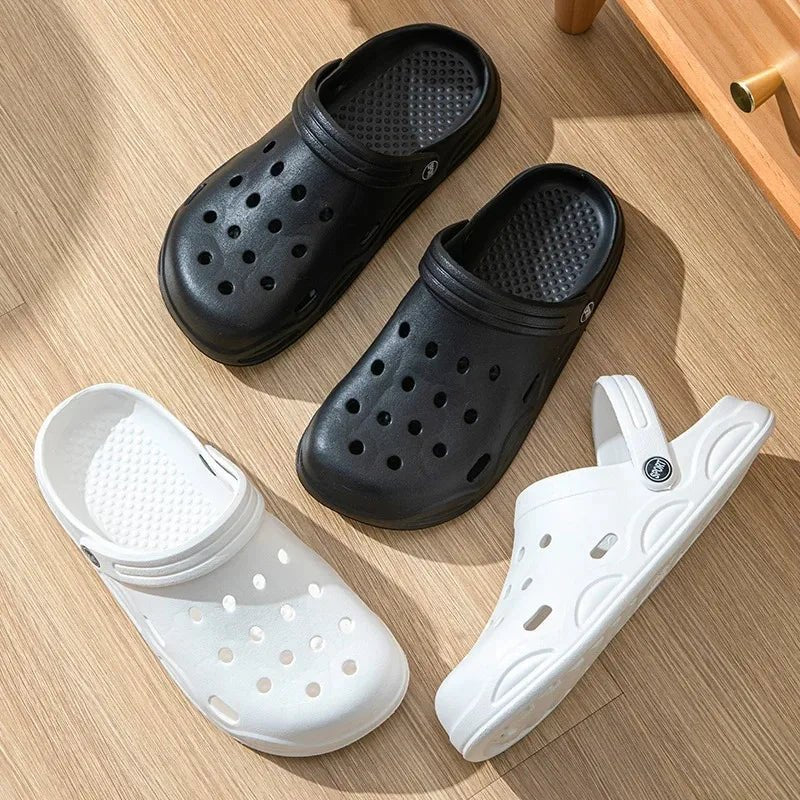 Unisex Garden Clogs - Non-Slip Slip-On Beach Slippers Summer Shoes