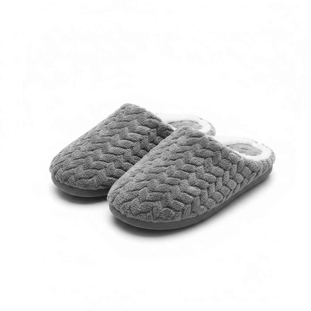 Unisex Warm Winter Slippers - Soft Lined Slippers