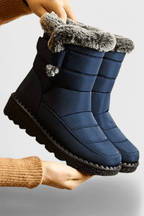 Flōre | Boots for Women | Quilted Ankle Style Blue