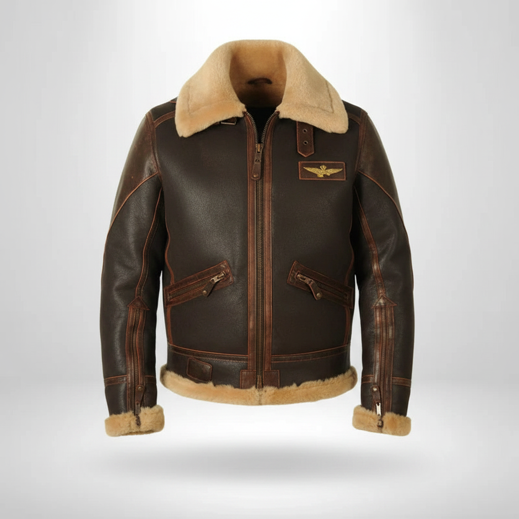 Ranches | Exclusive Aviator Jacket with Fur Collar