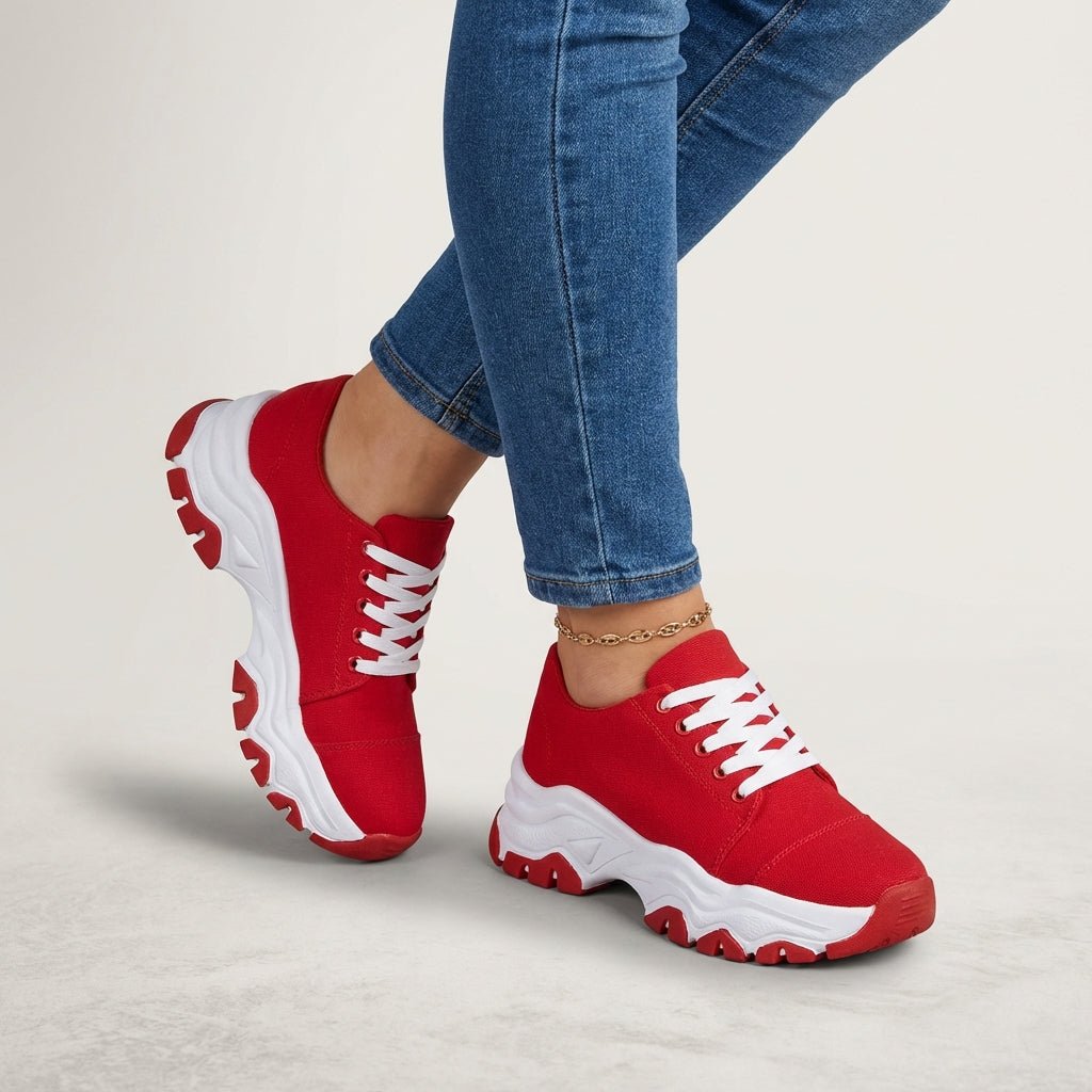 Urban Edge Chunky Platform Orthopedic Sneaker – Effortless Everyday Elegance 0