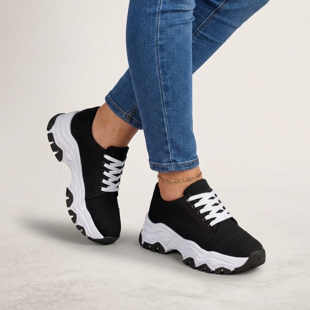 Urban Edge Chunky Platform Orthopedic Sneaker – Effortless Everyday Elegance 1