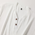 Calico | V-Neck Shirt for Men with Short Sleeves and Slim Fit