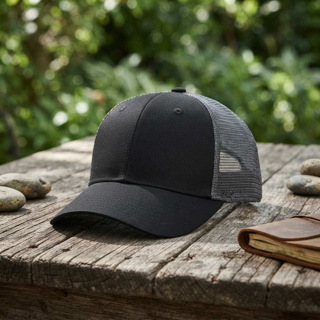 Ventilated Mesh Baseball Cap – Breathable Summer Trucker Hat for Men & Women