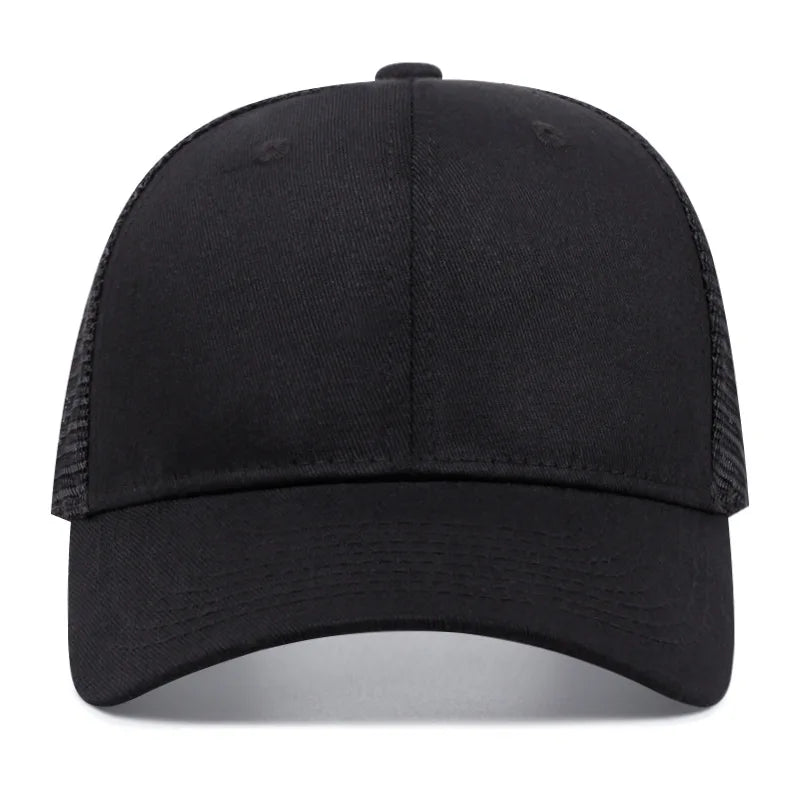 Ventilated Mesh Baseball Cap – Breathable Summer Trucker Hat for Men & Women