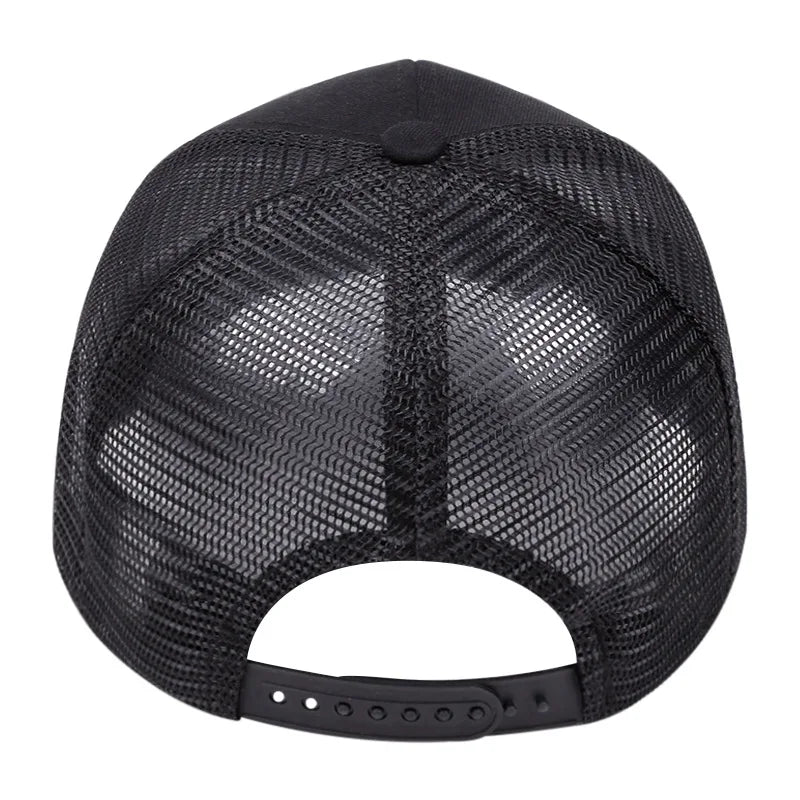 Ventilated Mesh Baseball Cap – Breathable Summer Trucker Hat for Men & Women