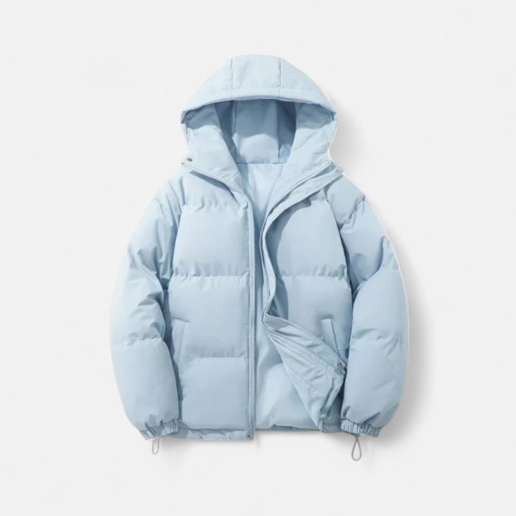 Veroux Mode | Men’s Puffer Jacket – Hooded Cotton Winter Elegance 0