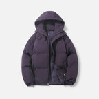 Veroux Mode | Men’s Puffer Jacket – Hooded Cotton Winter Elegance 5