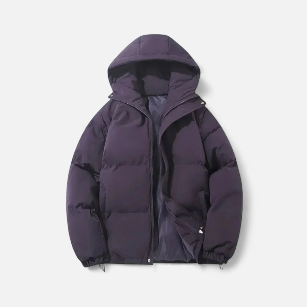 Veroux Mode | Men’s Puffer Jacket – Hooded Cotton Winter Elegance 5