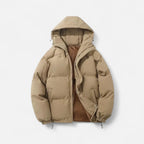 Veroux Mode | Men’s Puffer Jacket – Hooded Cotton Winter Elegance 6