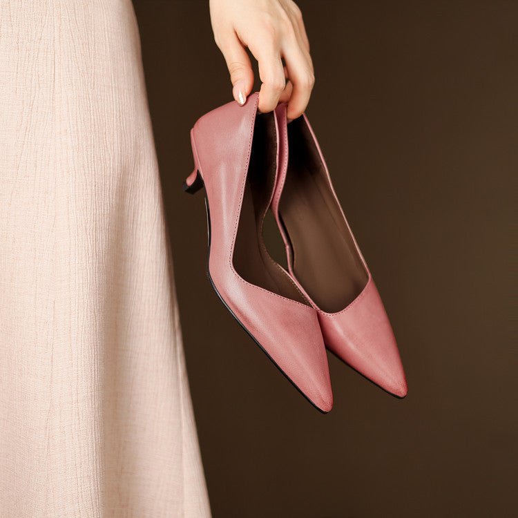 Vienna | Women’s Genuine Leather Heels – Chic Artisan Stiletto & Refined Slimming Silhouette 0
