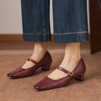 Voda | Women’s Genuine Leather Heels – Chic Pointed-Toe Pumps & Refined Artisan Comfort 0