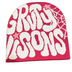 Warm Acrylic Winter Beanie Hat Men and Women Comfortable Knitted One Size Fits Most Machine Washable Red