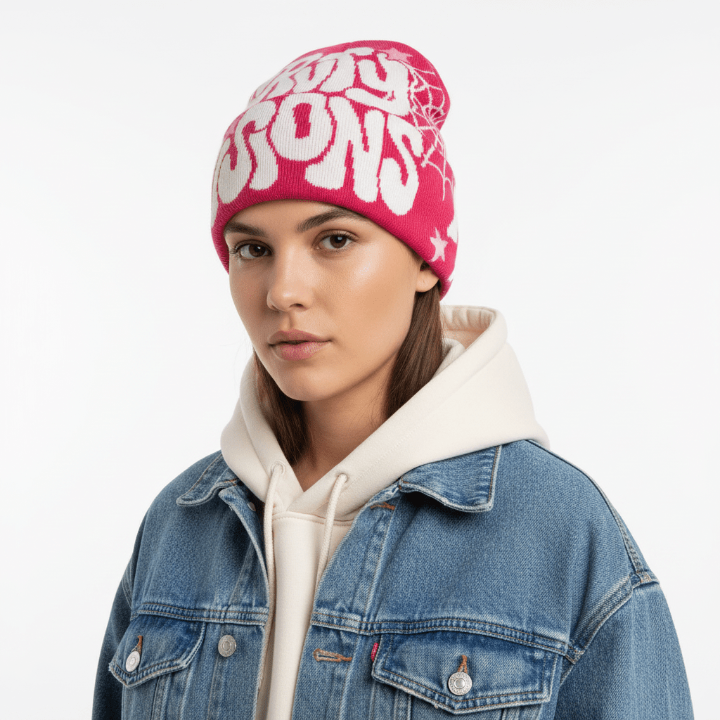 Warm Acrylic Winter Beanie Hat Men and Women Comfortable Knitted One Size Fits Most Machine Washable