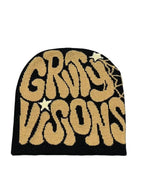 Warm Acrylic Winter Beanie Hat Men and Women Comfortable Knitted One Size Fits Most Machine Washable Gold